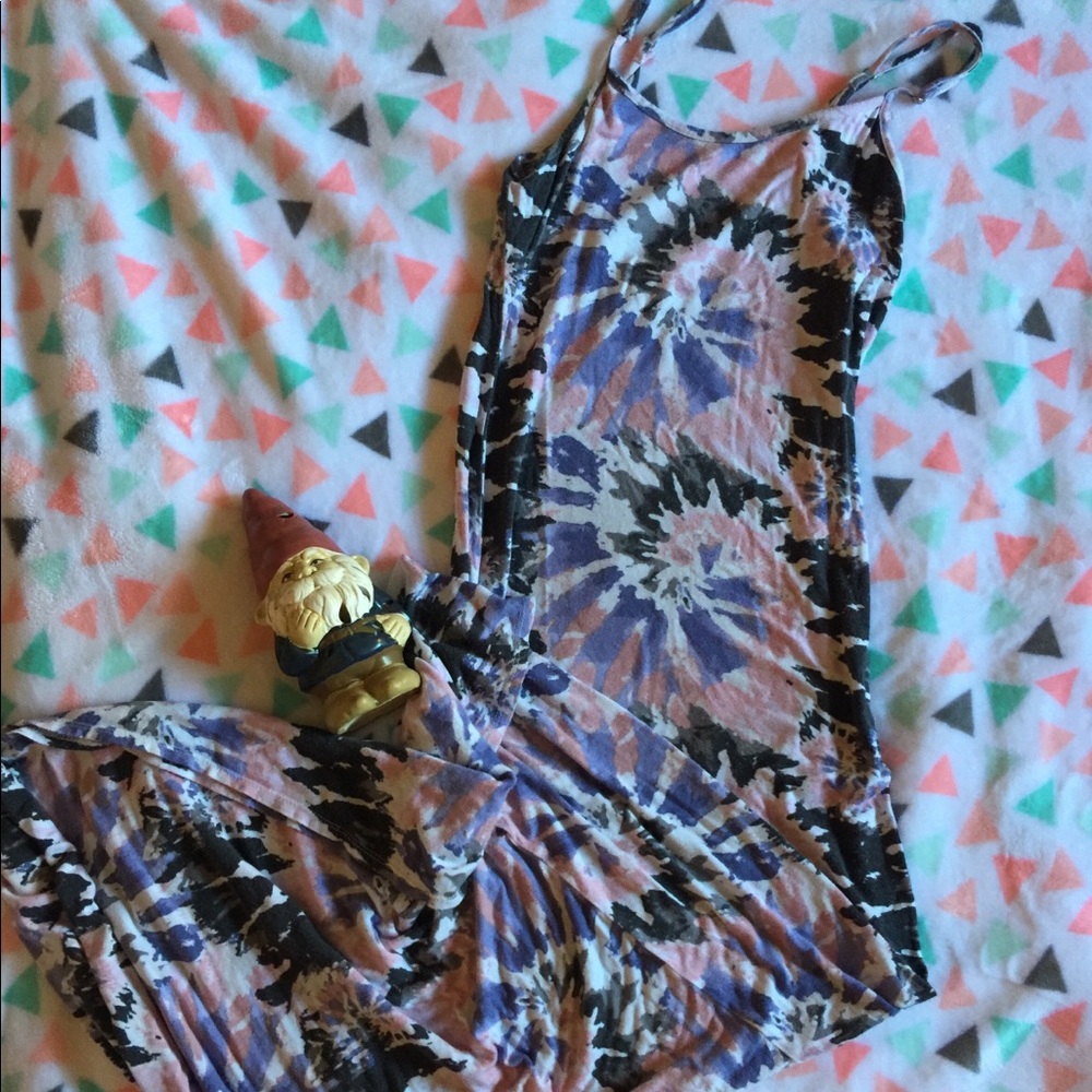 Tie Dye maxi dress | Medium